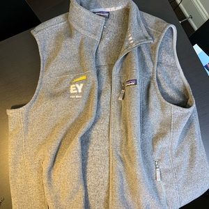 EY FSO West Patagonia Fleece Vest Gray Men’s XL